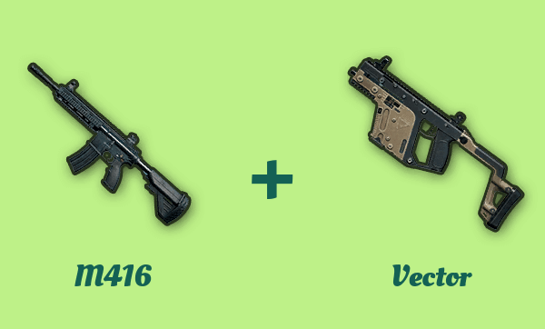 M416 と Vector の組み合わせ